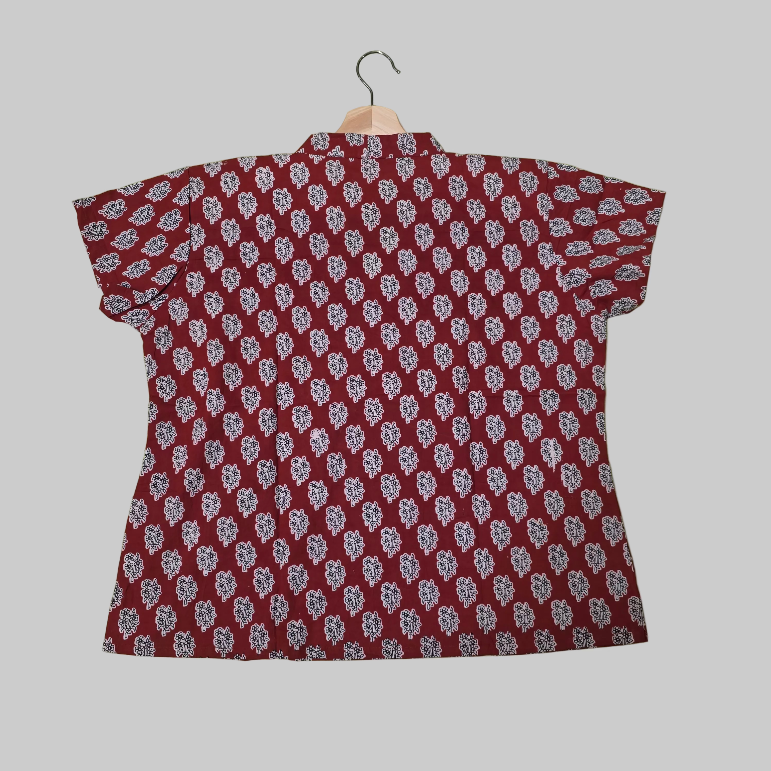 Cotton handblock short top