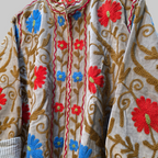 Summer Flower Velvet Suzani jacket