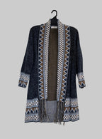 Woolen Shrug with boho style border
