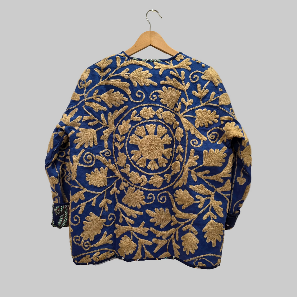 Cotton Suzani jacket, kimono style