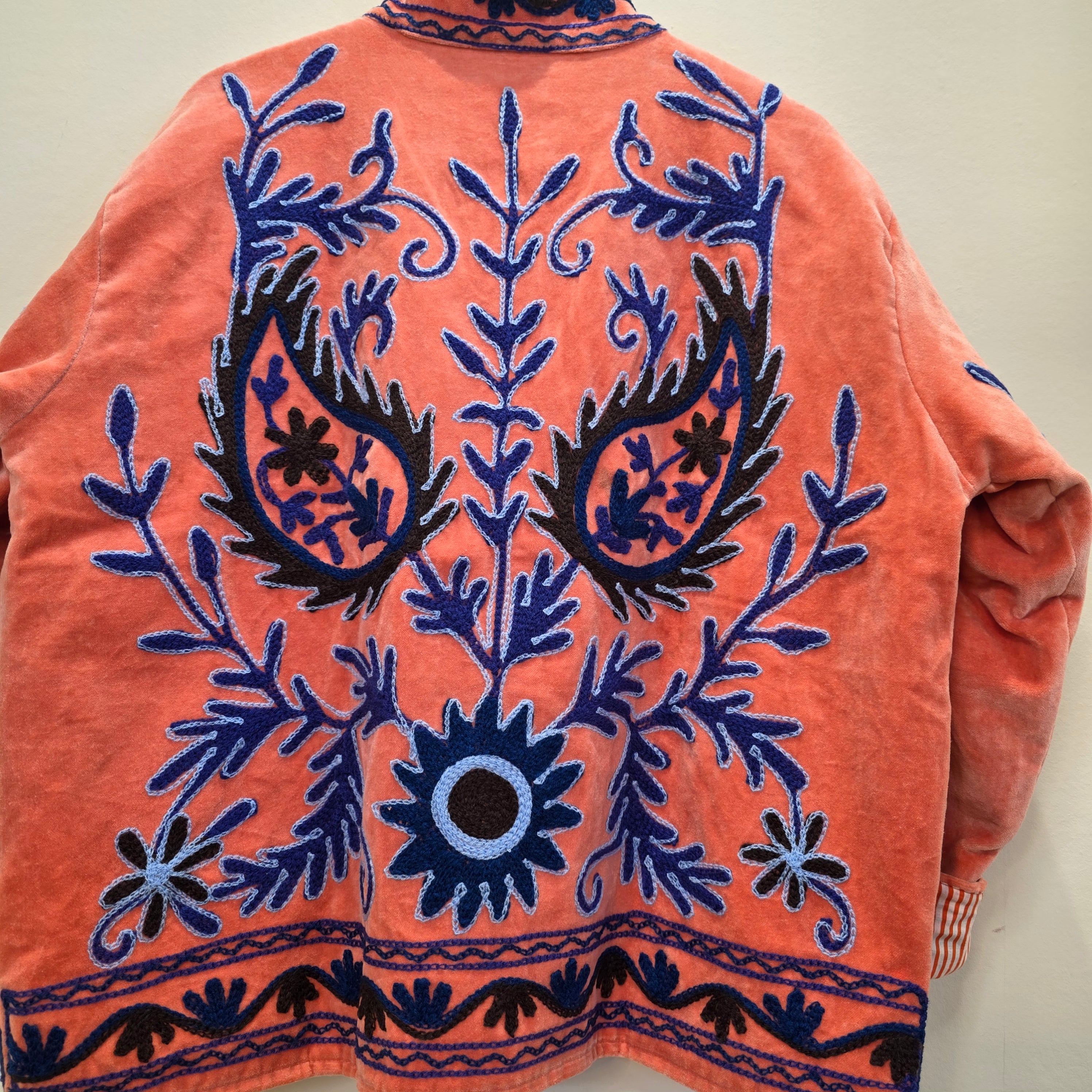 Mango Velvet Suzani jacket