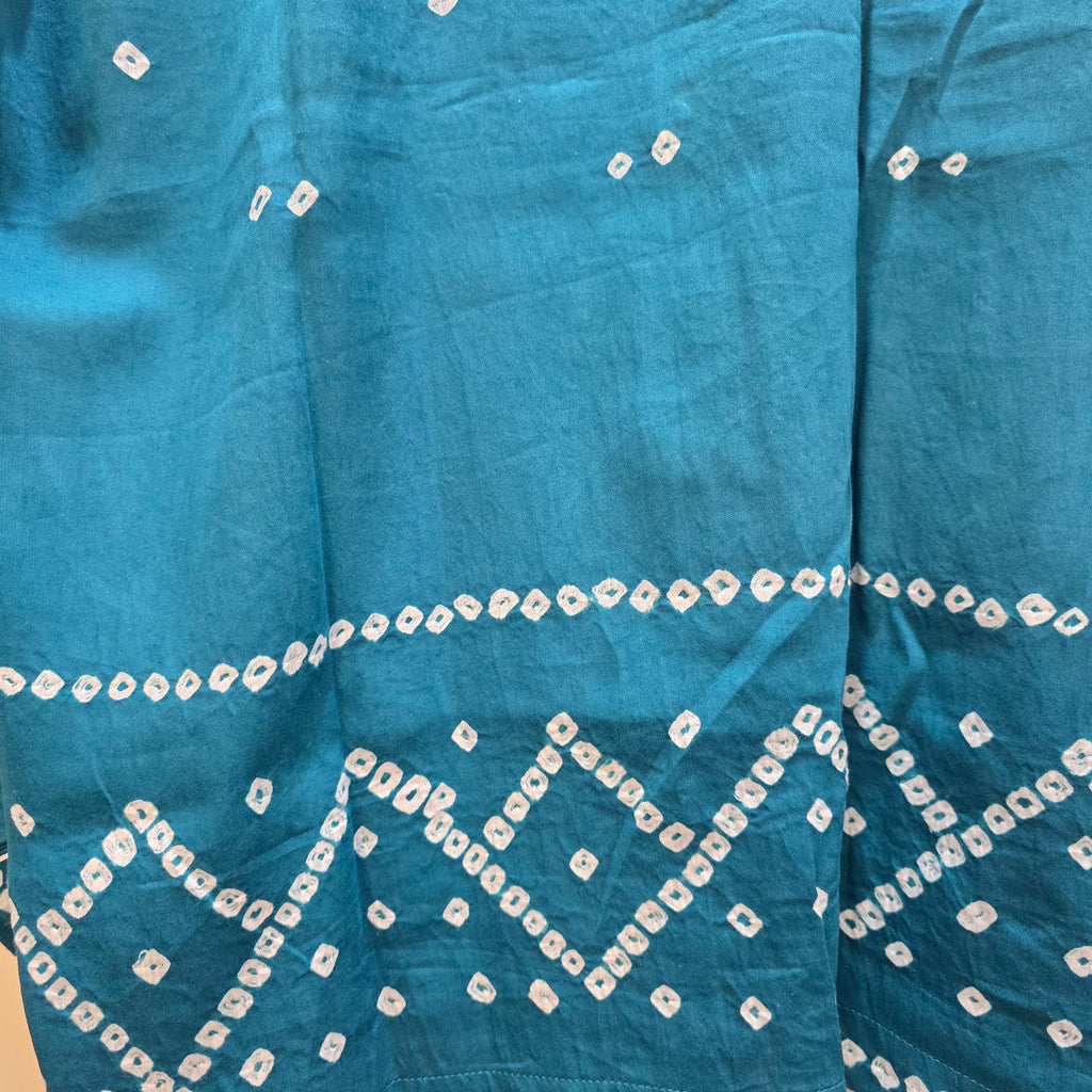 Cyan Bandhani Shirt