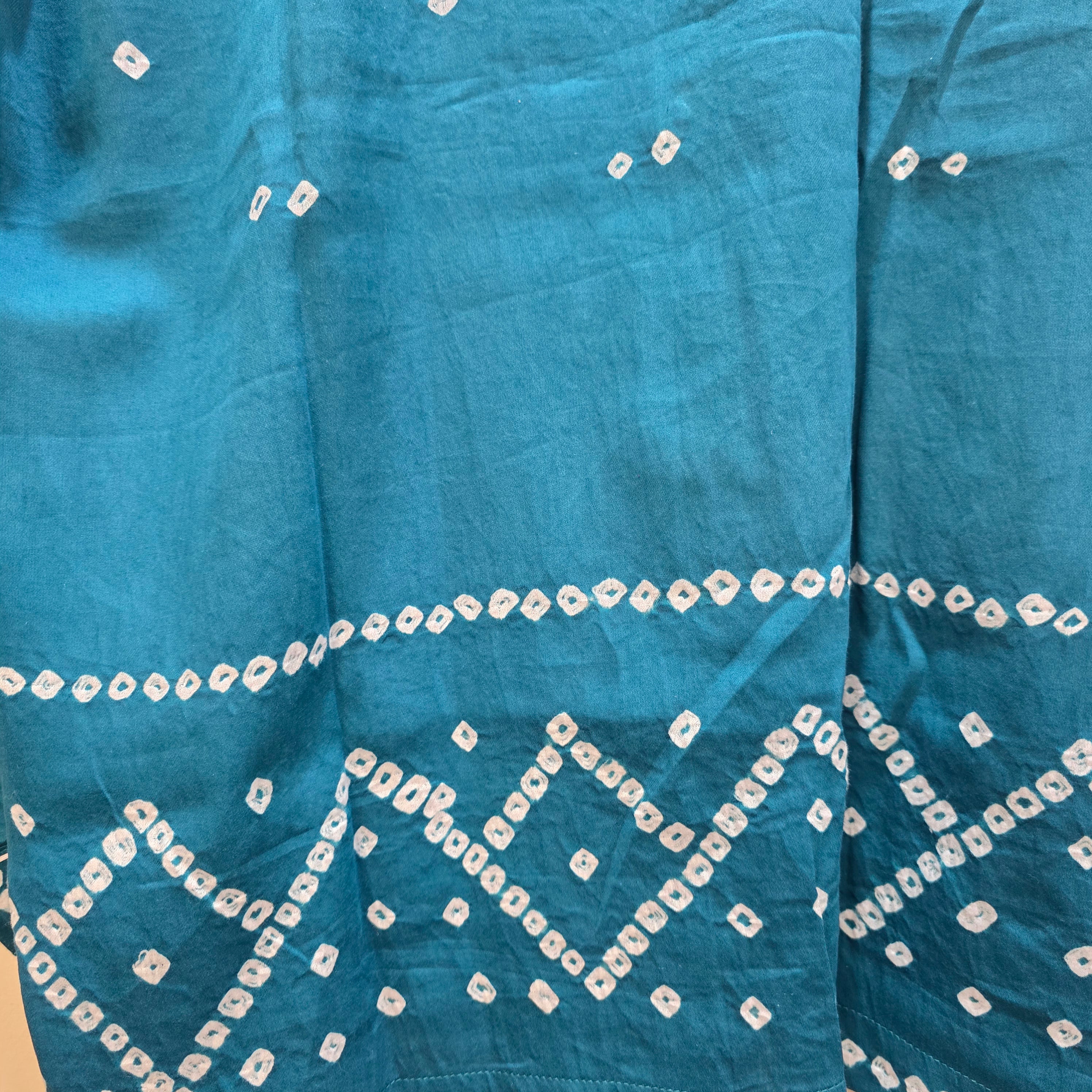 Cyan Bandhani Shirt