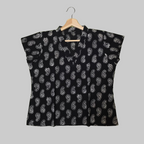 Cotton handblock short top