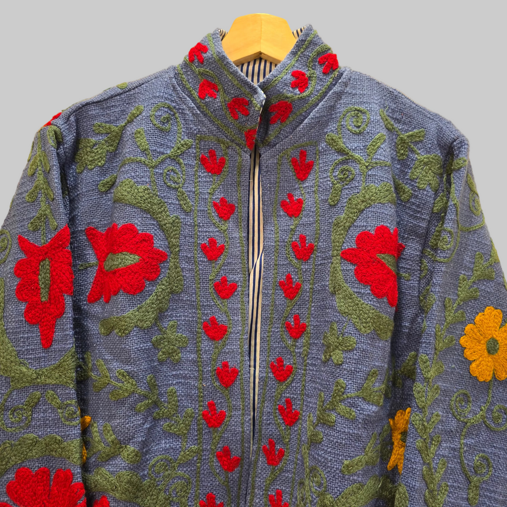 Chakra Jute Suzani jacket
