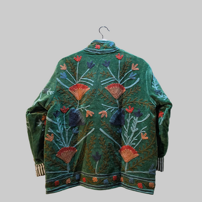 Flower Velvet Suzani jacket