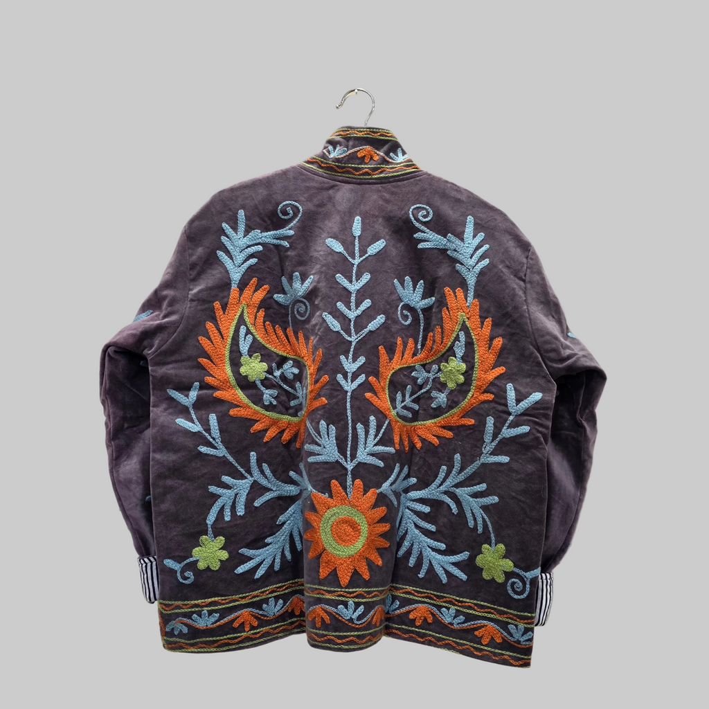 Mango Velvet Suzani jacket