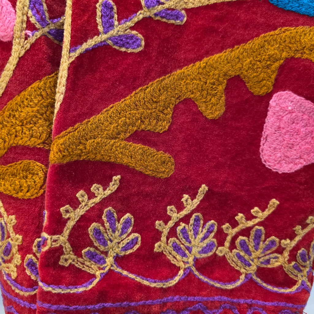 Wild Flower Velvet Suzani jacket