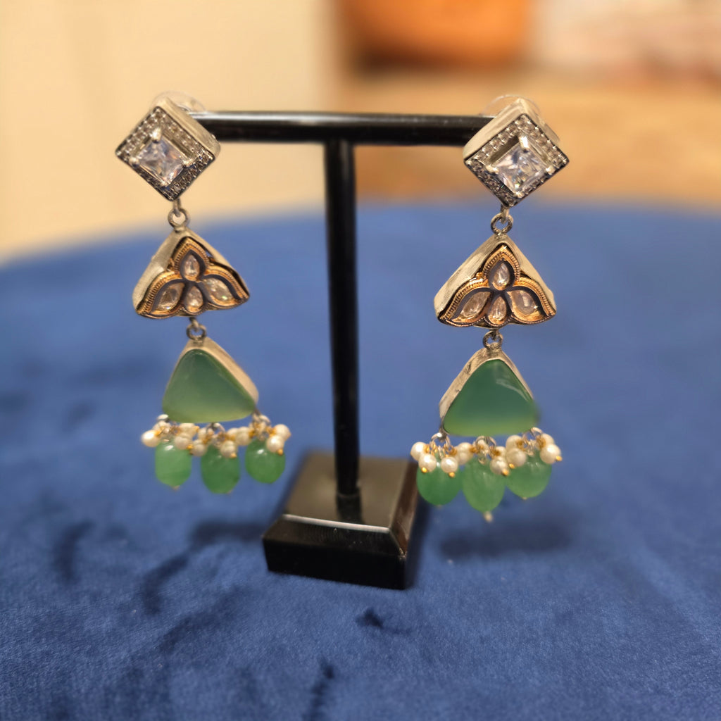Lotus Drop Earrings