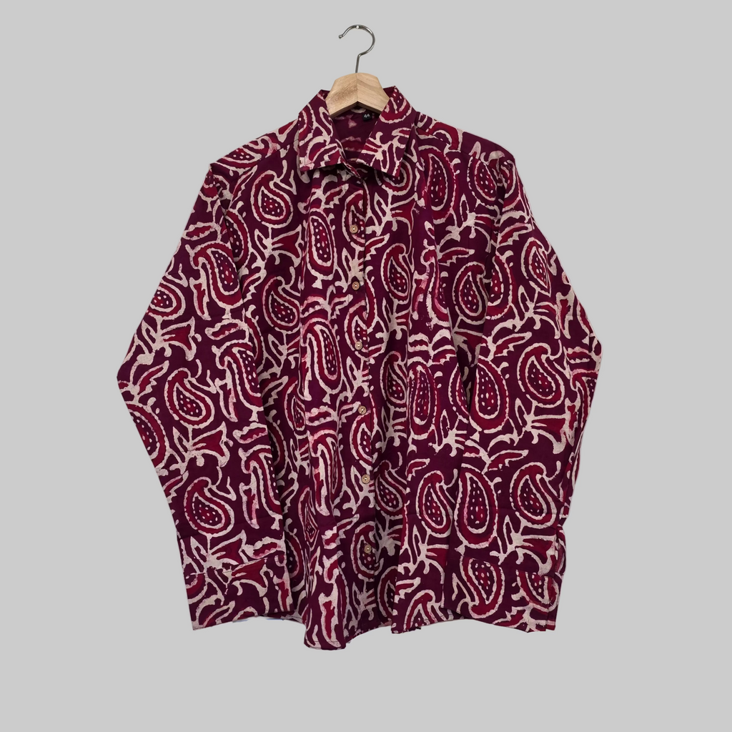 Cotton Handblock print shirt