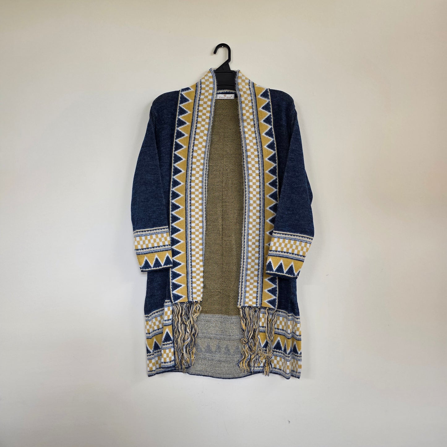 Woolen Shrug with boho style border