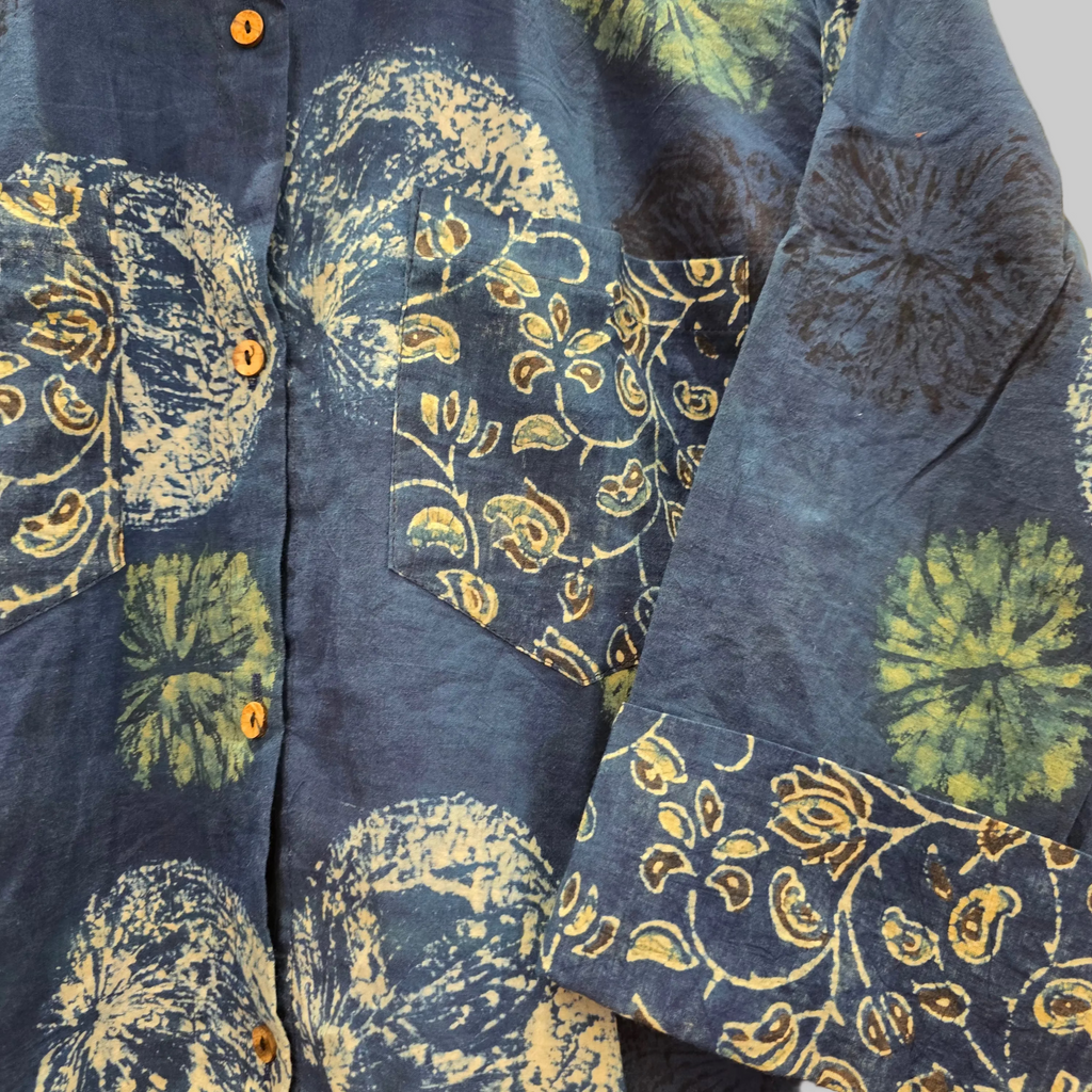 Cotton Ajrakh print shirt