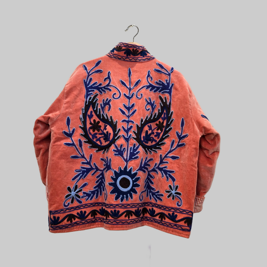 Mango Velvet Suzani jacket
