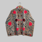 Summer Flower Velvet Suzani jacket