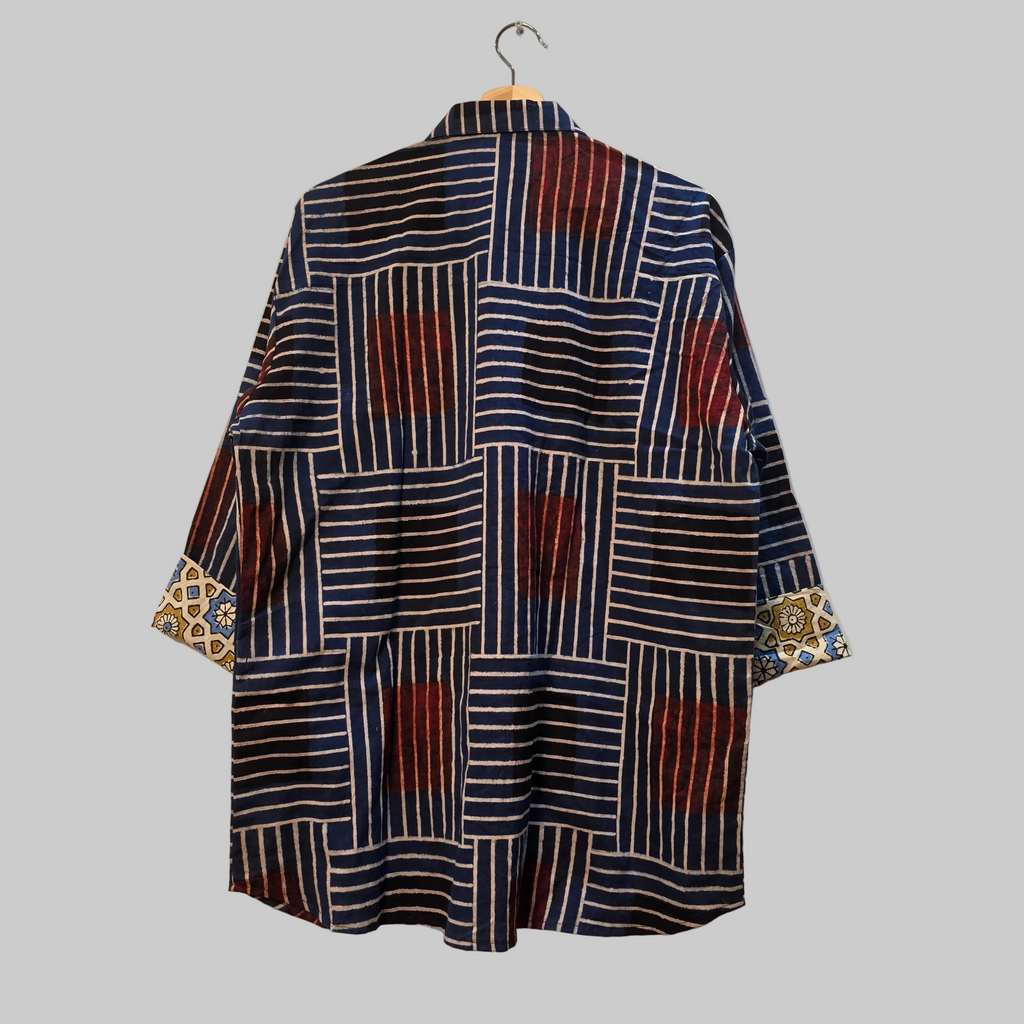 Cotton Ajrakh print shirt