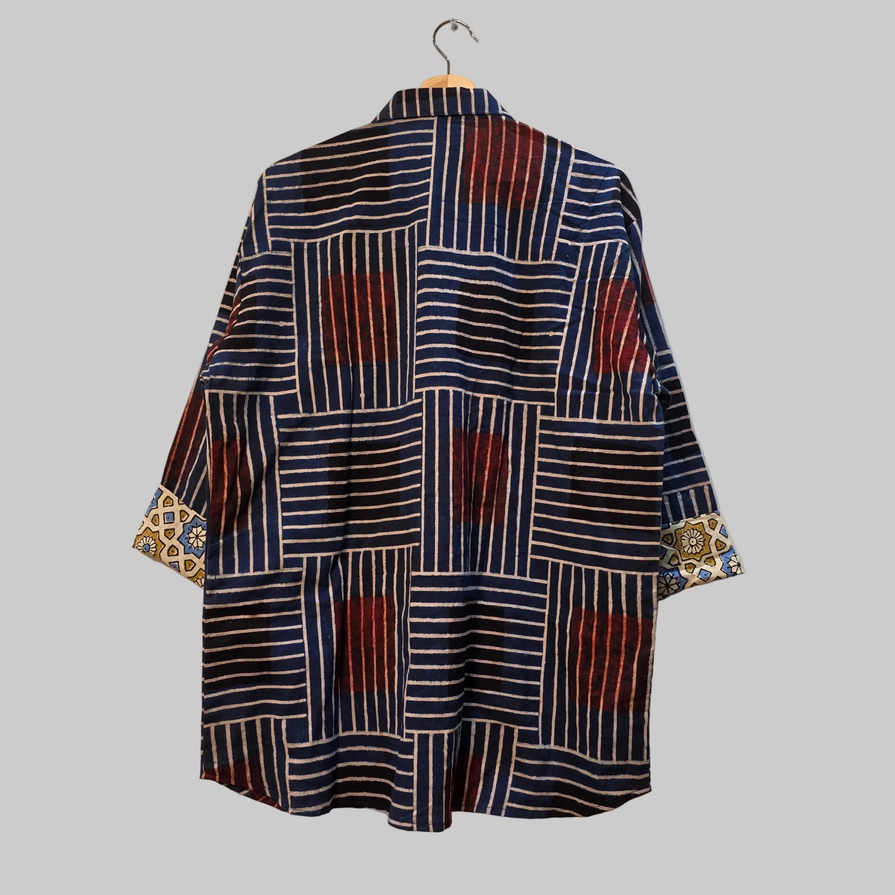 Cotton Ajrakh print shirt