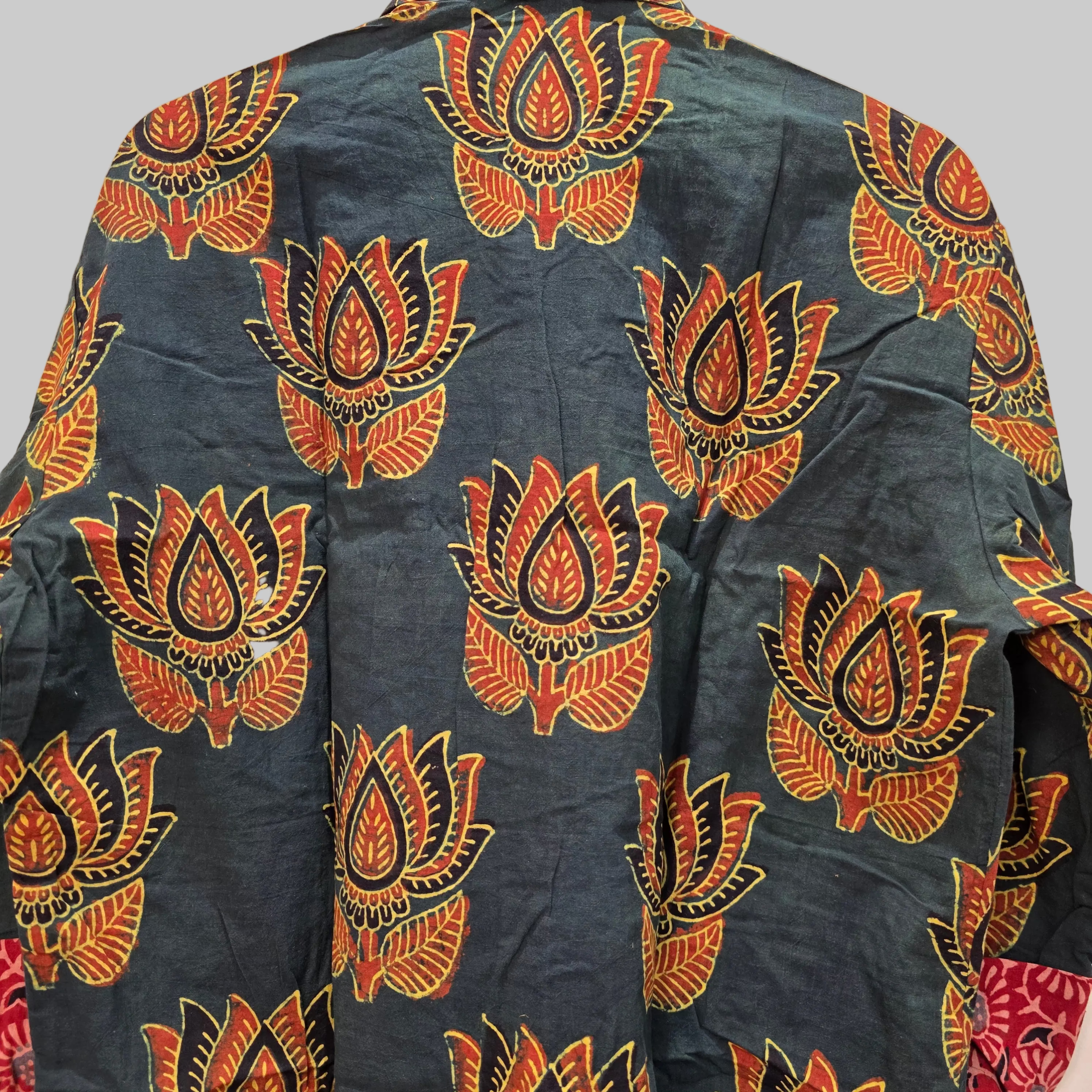 Handblock printed cotton shirt