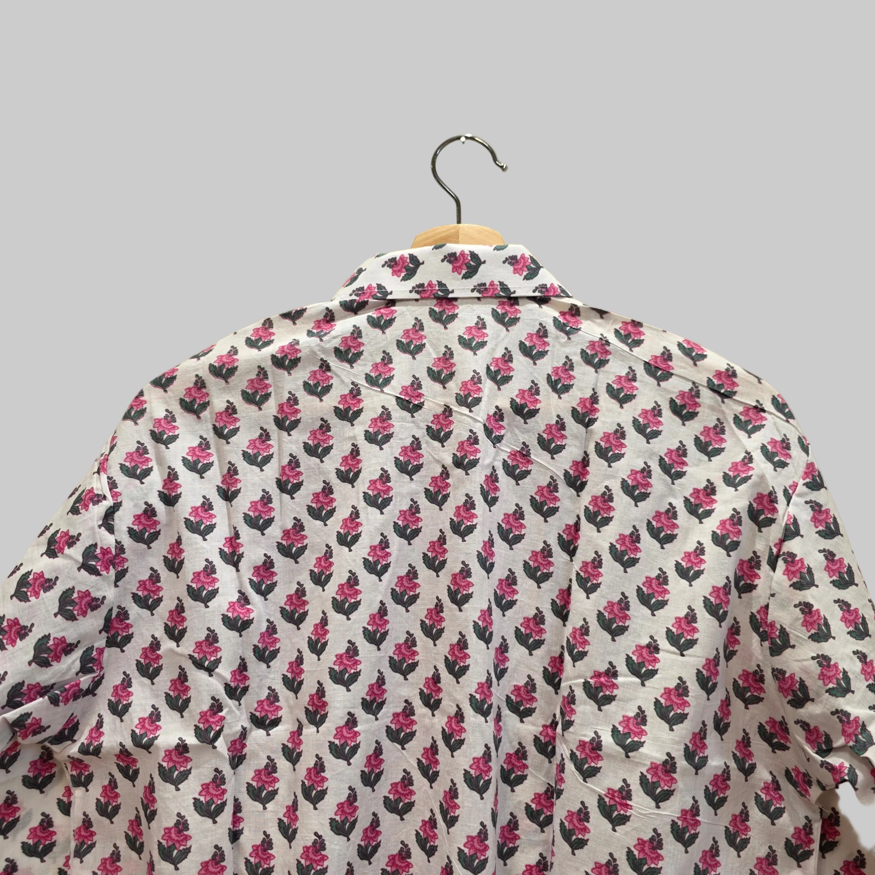 Cotton Handblock print shirt