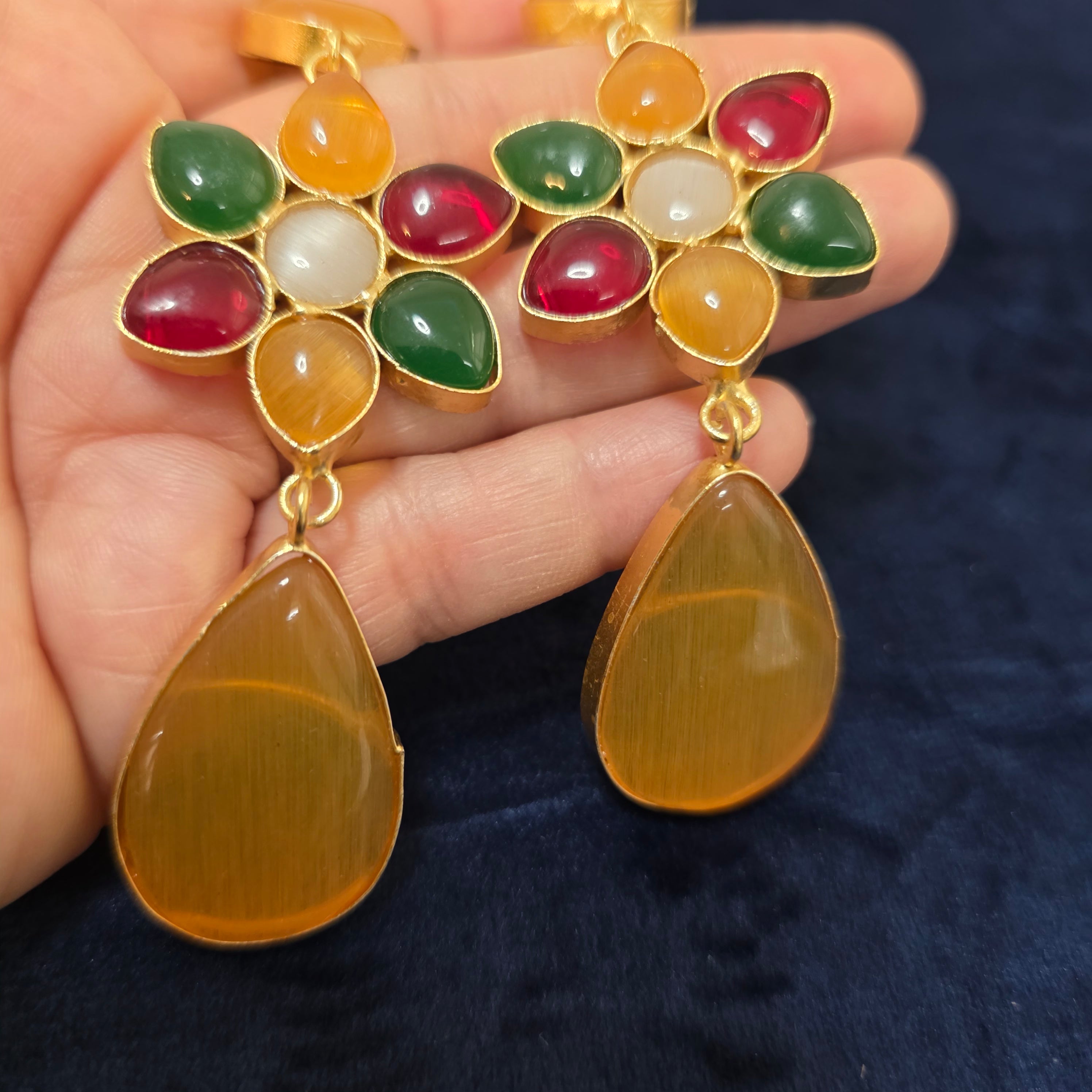 Flower Drop Earrings