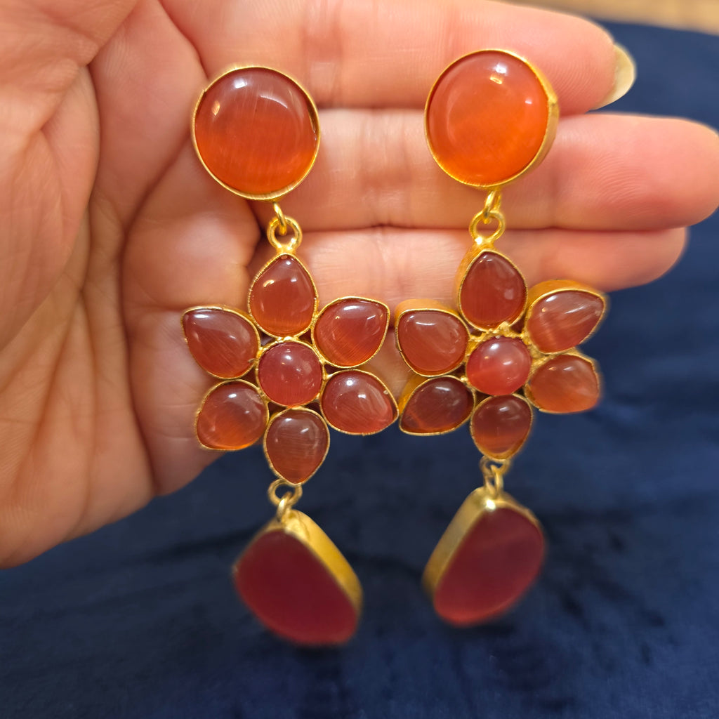 Flower Drop Earrings