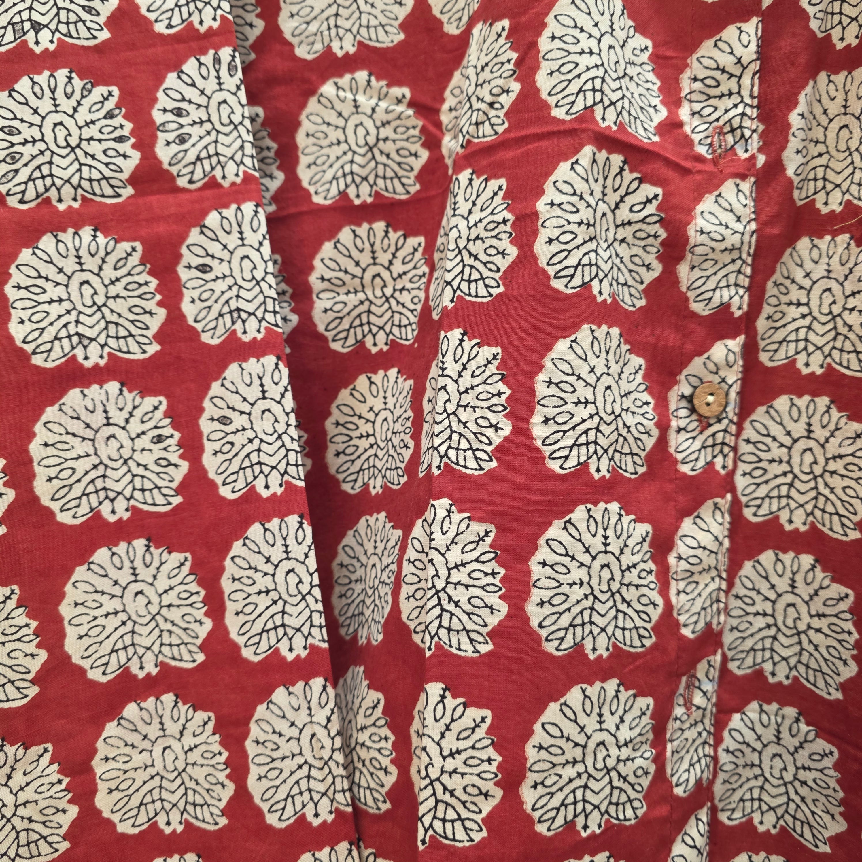 Cotton Handblock print shirt