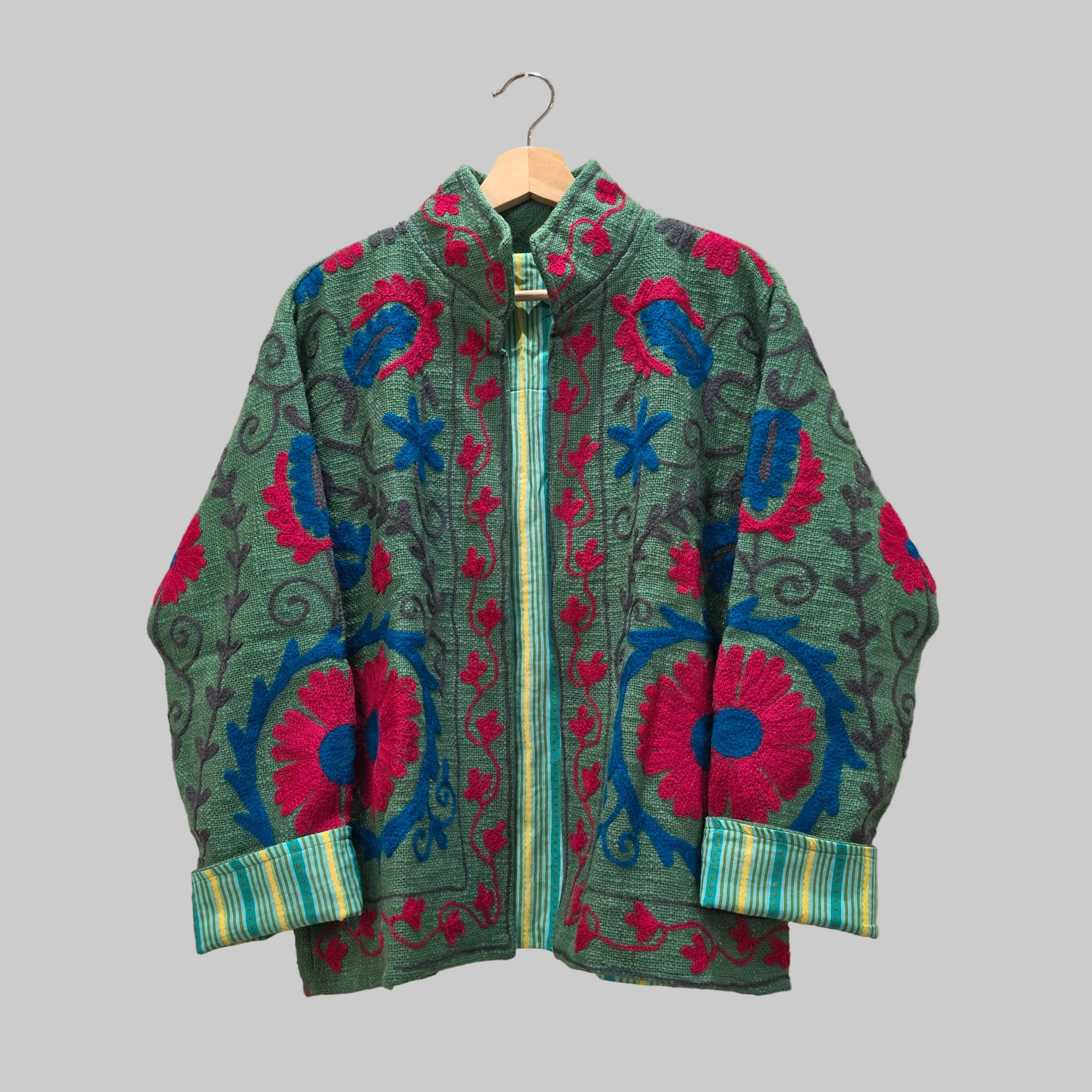Chakra Jute Suzani jacket