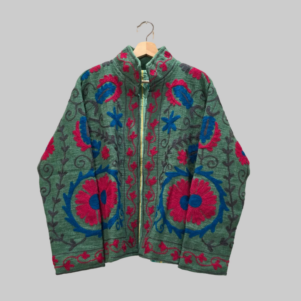 Chakra Jute Suzani jacket