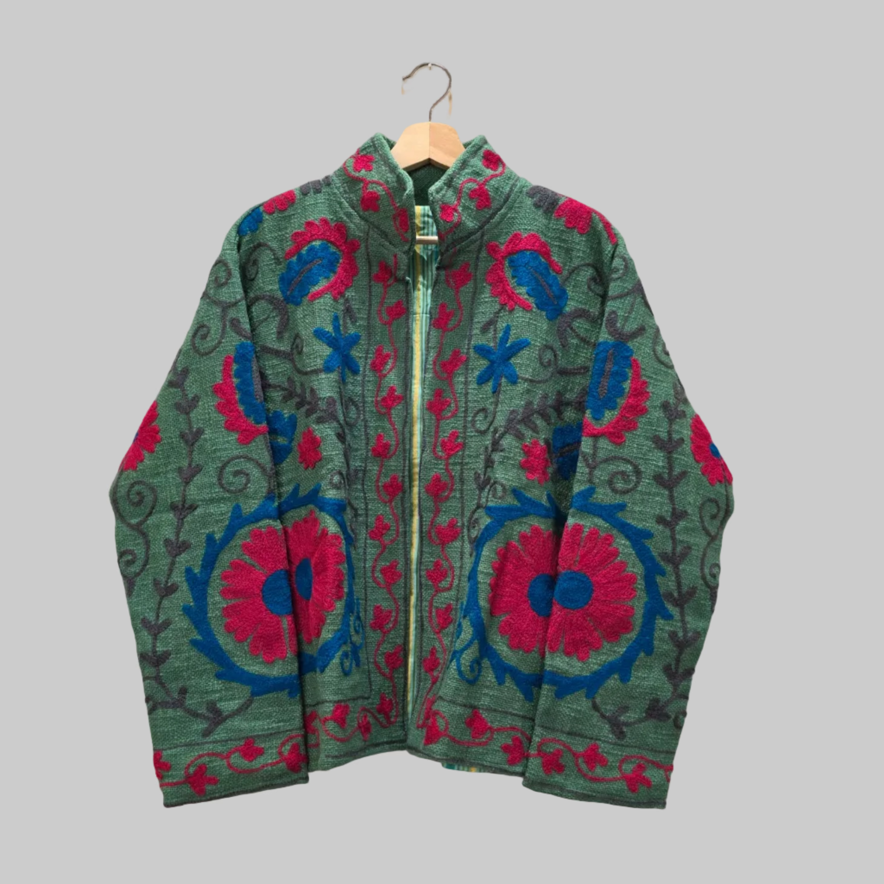 Chakra Jute Suzani jacket