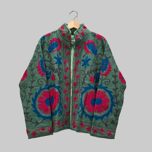 Chakra Jute Suzani jacket