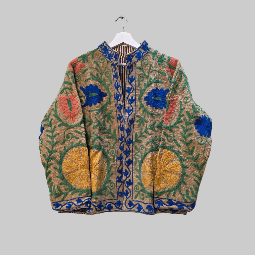 Chakra Jute Suzani jacket