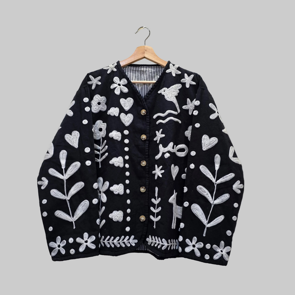 Tribal Cotton Suzani jacket