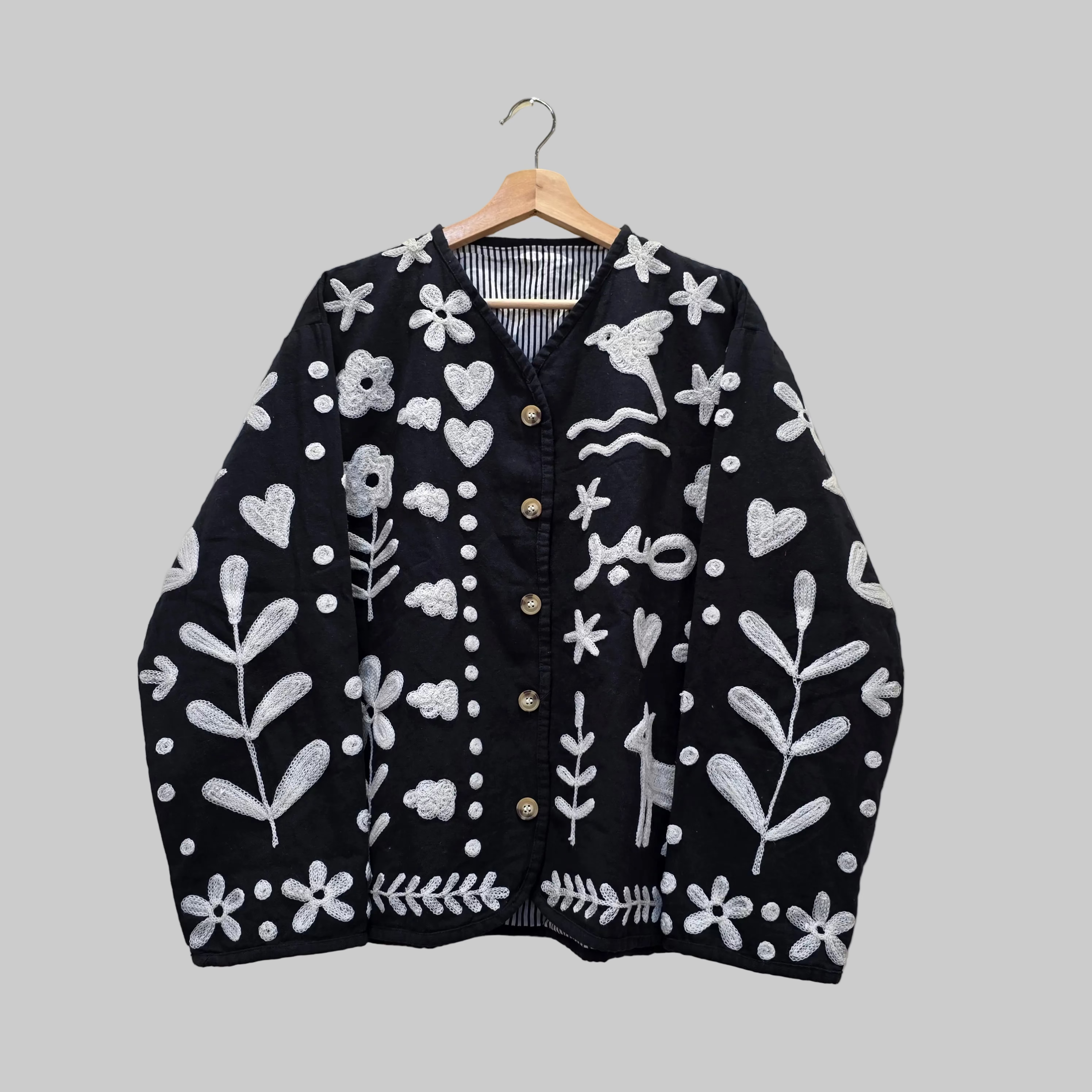 Tribal Cotton Suzani jacket