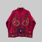 Mango Velvet Suzani jacket