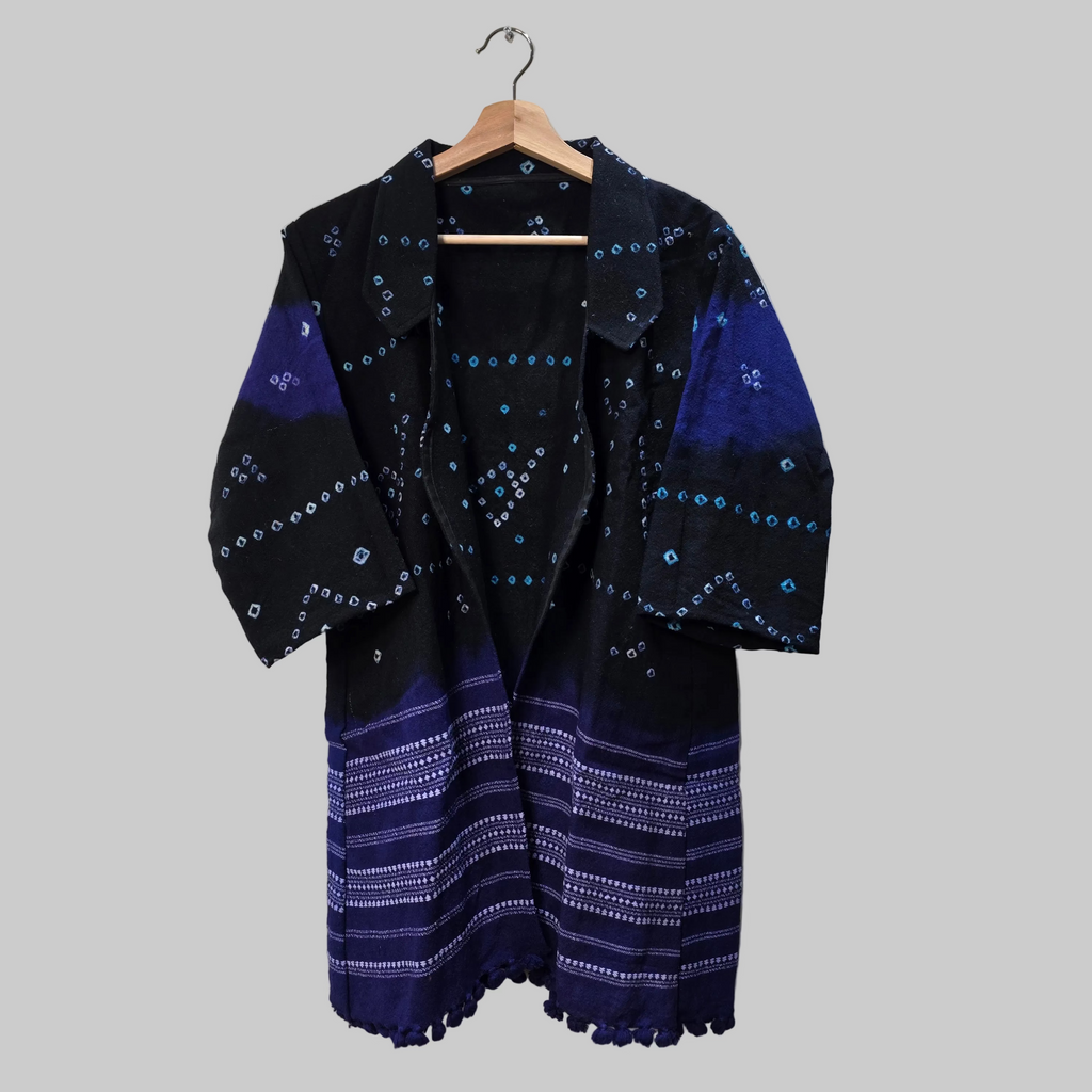 Woolen Bandhani shrug