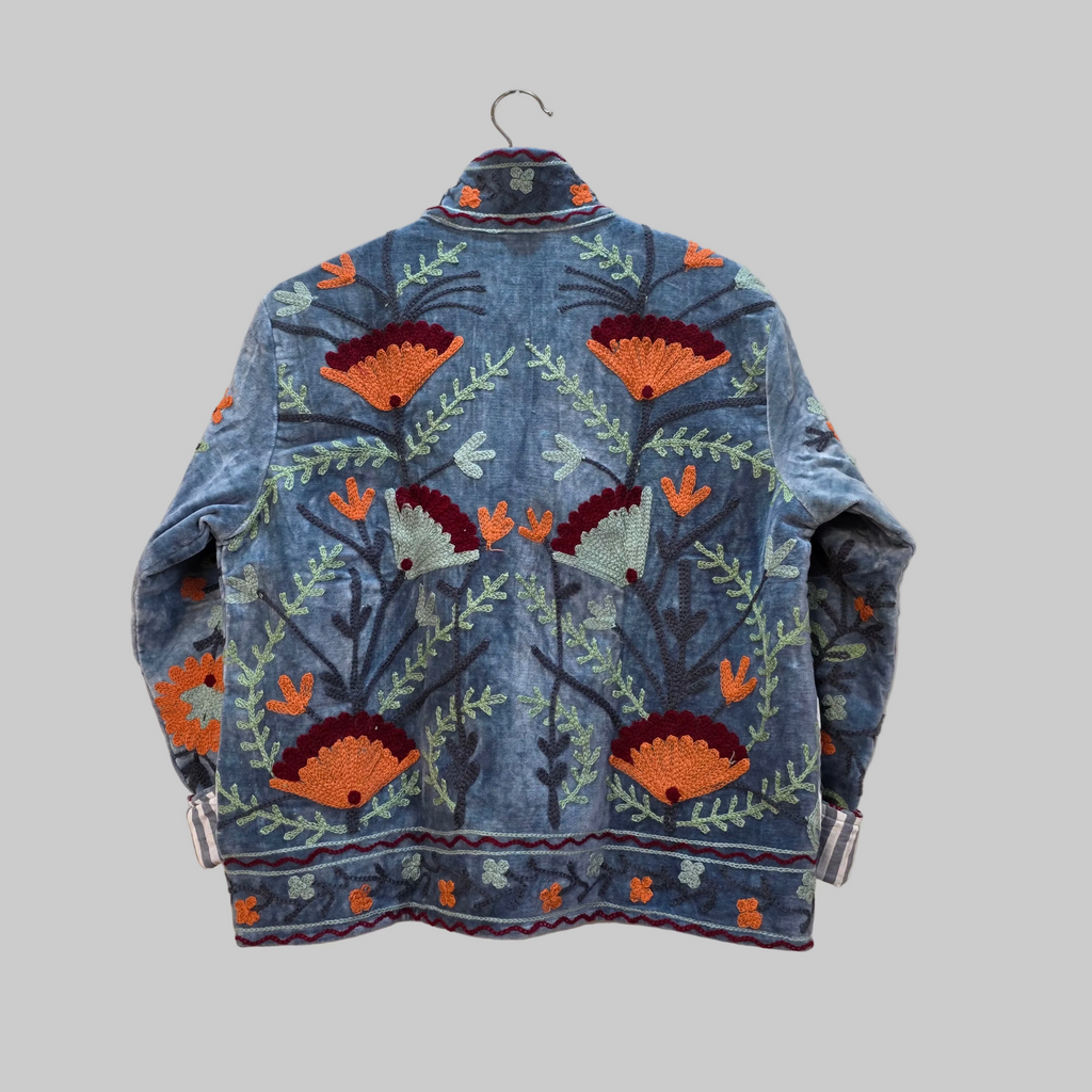 Flower Velvet Suzani jacket