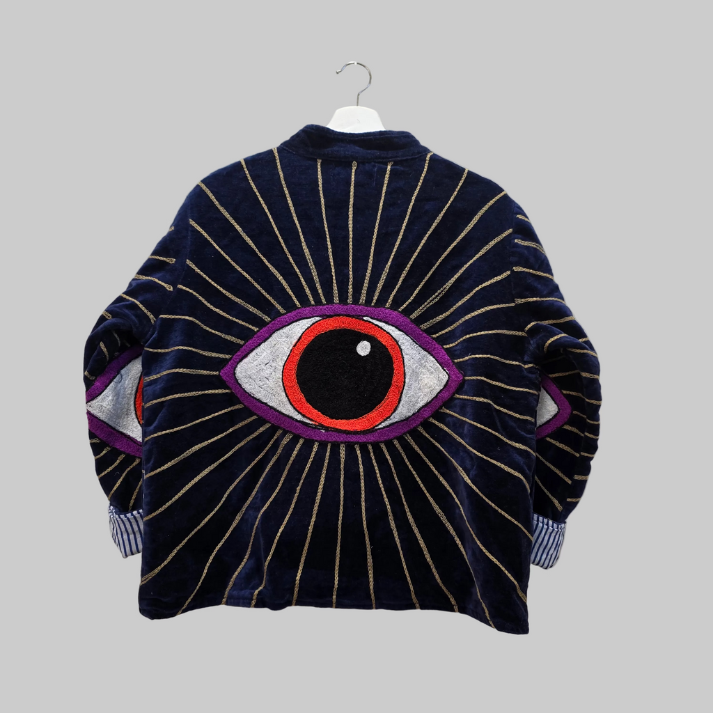 Eyes Velvet Suzani jacket