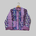 Handblock printed reversible jacket