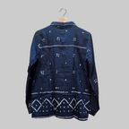 Blue grey Bandhani Shirt