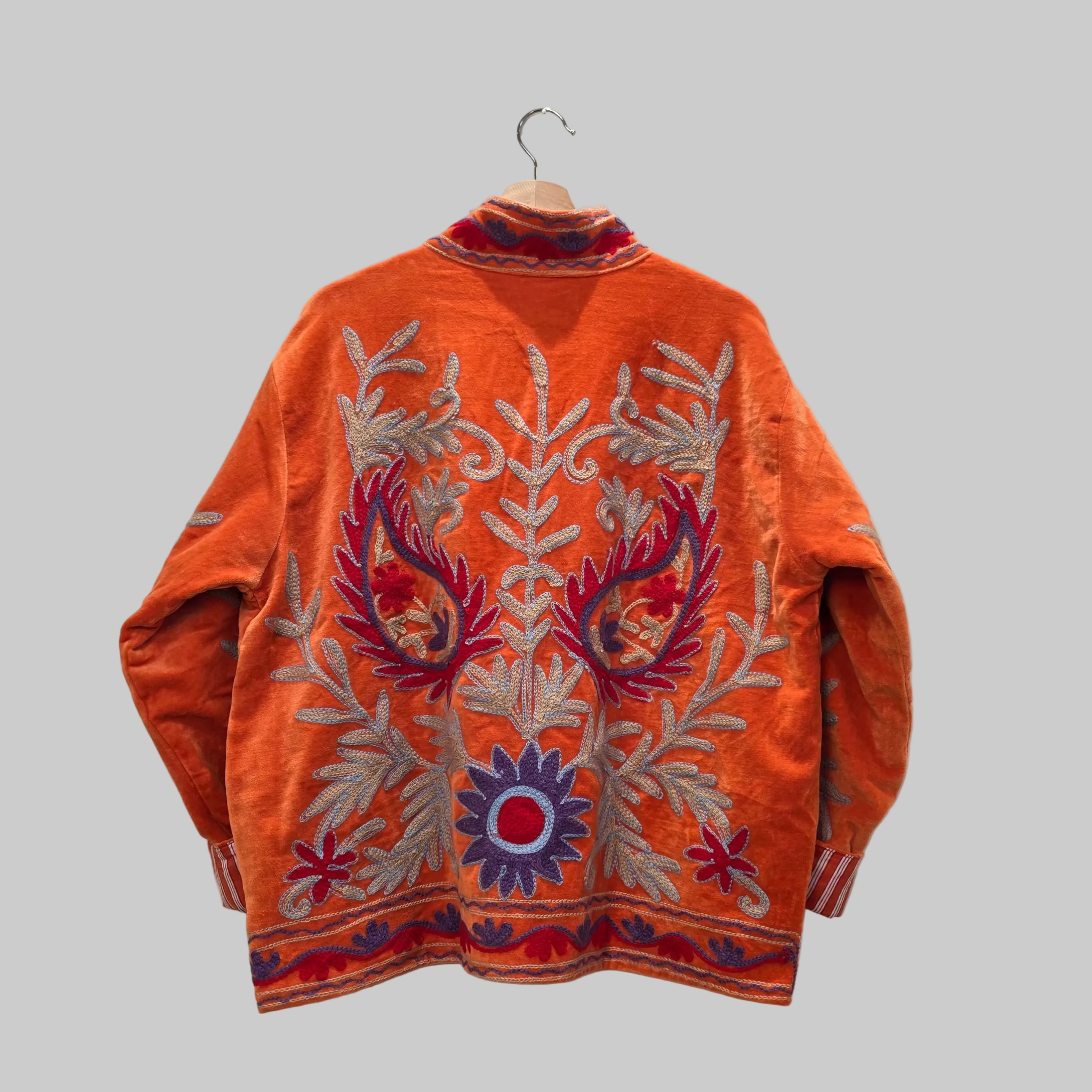 Mango Velvet Suzani jacket