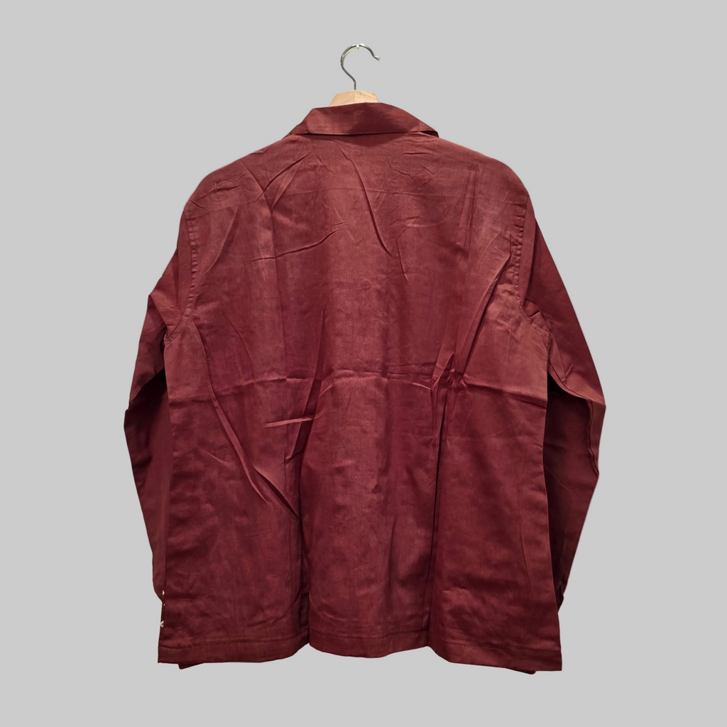 Rust Bandhani Shirt