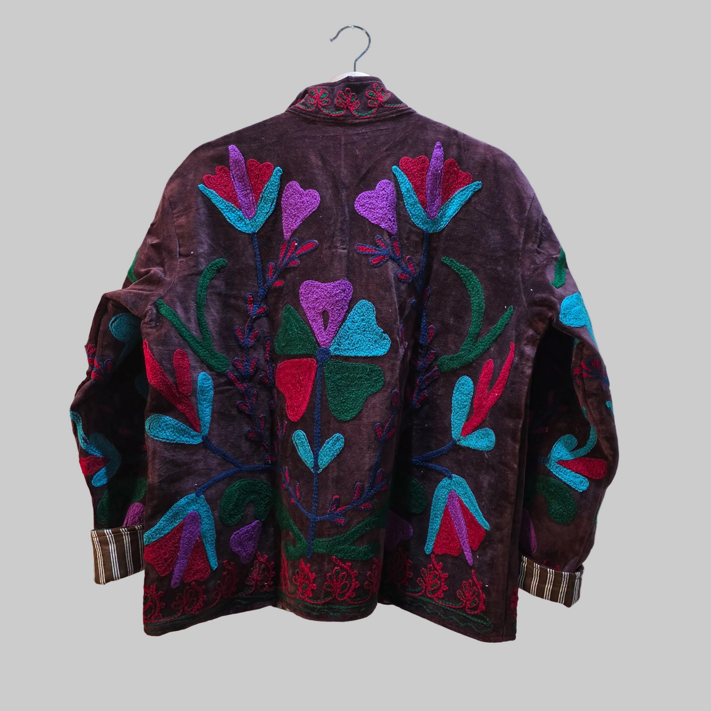 Wild Flower Velvet Suzani jacket