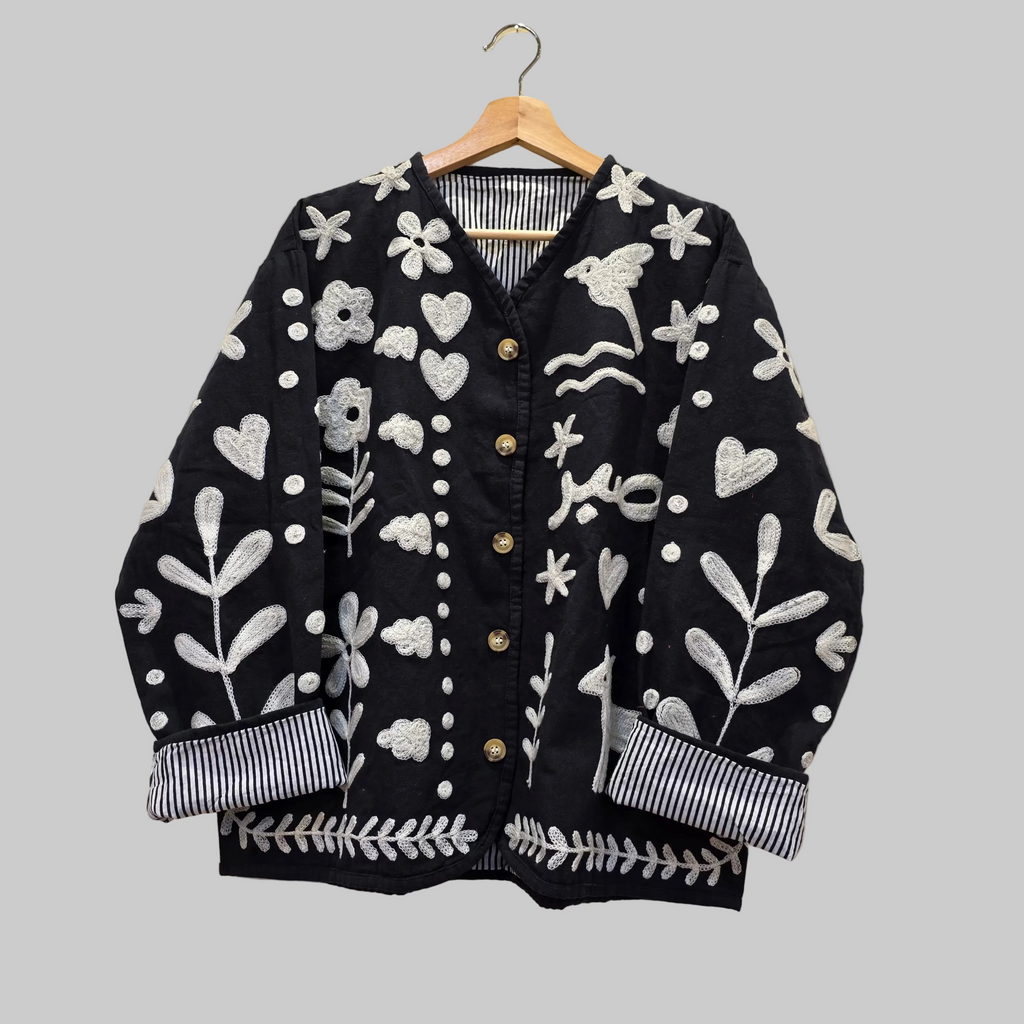 Tribal Cotton Suzani jacket