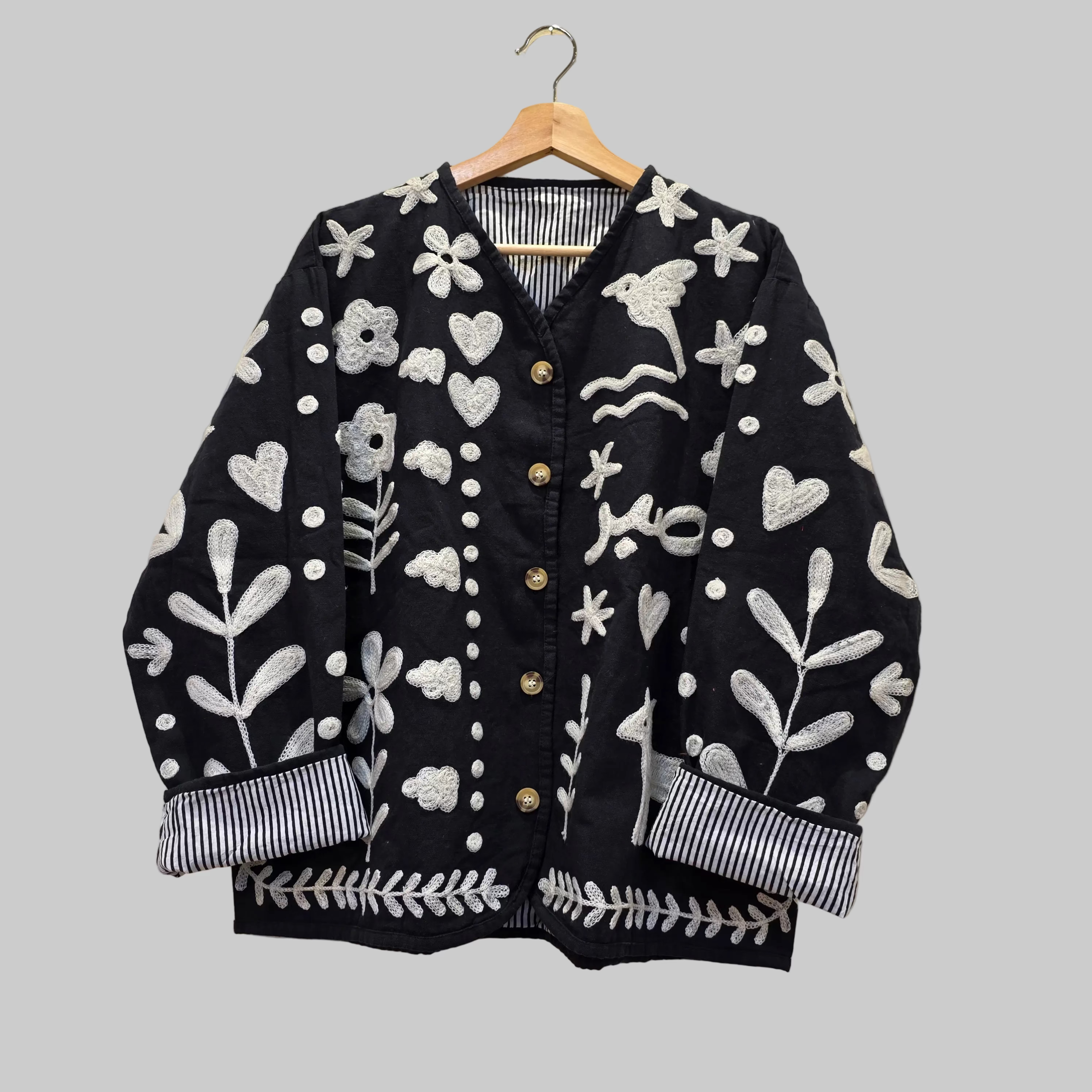 Tribal Cotton Suzani jacket