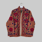 Flower Jute Suzani jacket
