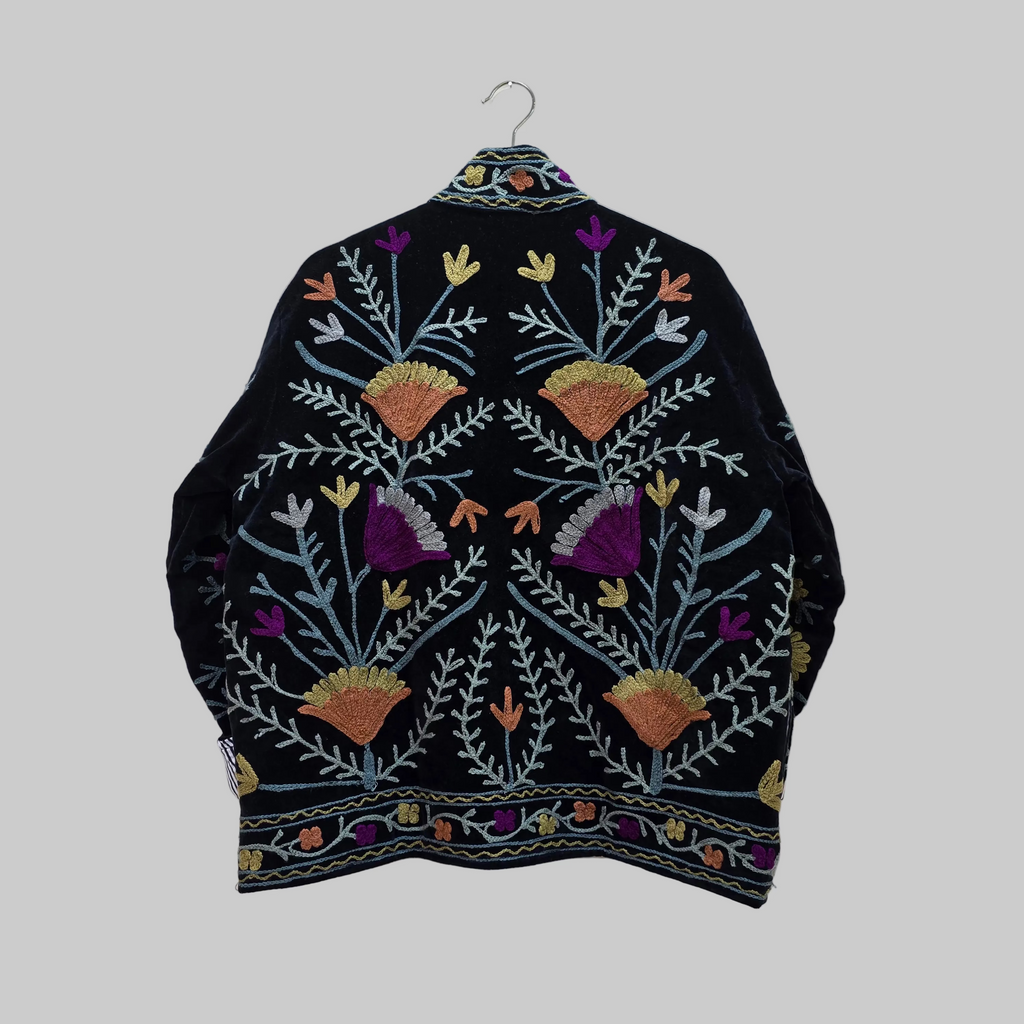 Flower Velvet Suzani jacket