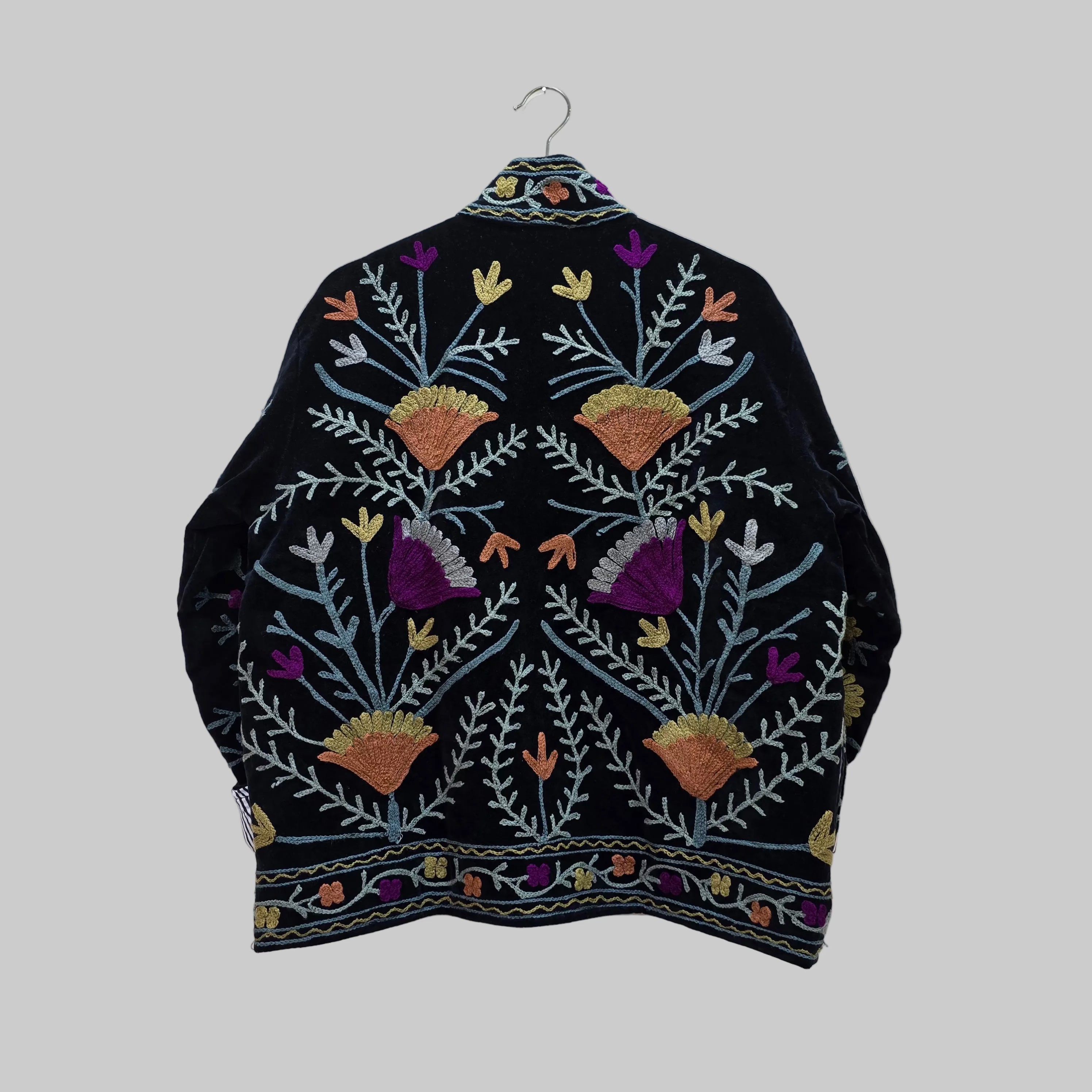 Flower Velvet Suzani jacket