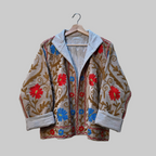Summer Flower Velvet Suzani jacket