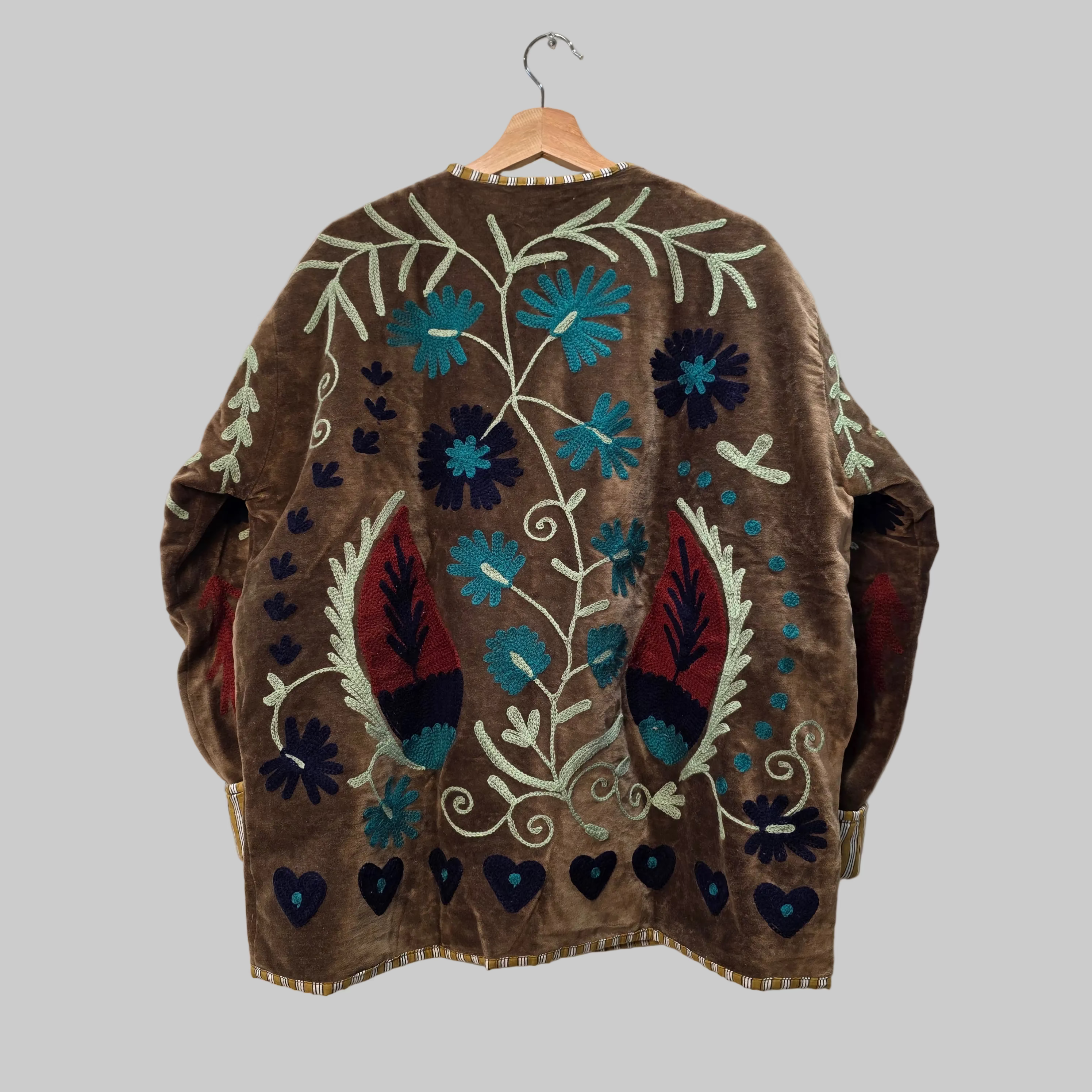 Mango Velvet Suzani jacket