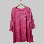 Chikankari short kurti/Top