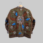 Pomegranate Velvet Suzani jacket